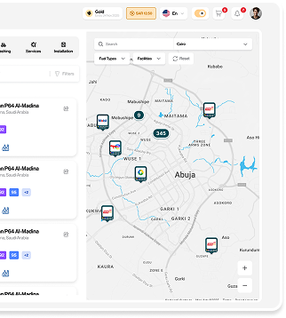 Nationwide Fuel Station Network